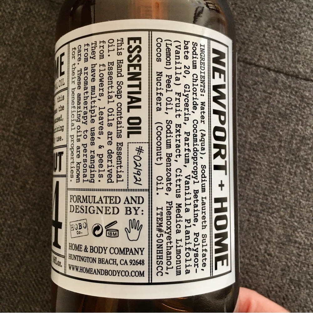 HOST PICK! Newport + Home Hand Soap, 16 oz (1 Bottle) - Picture 9 of 11